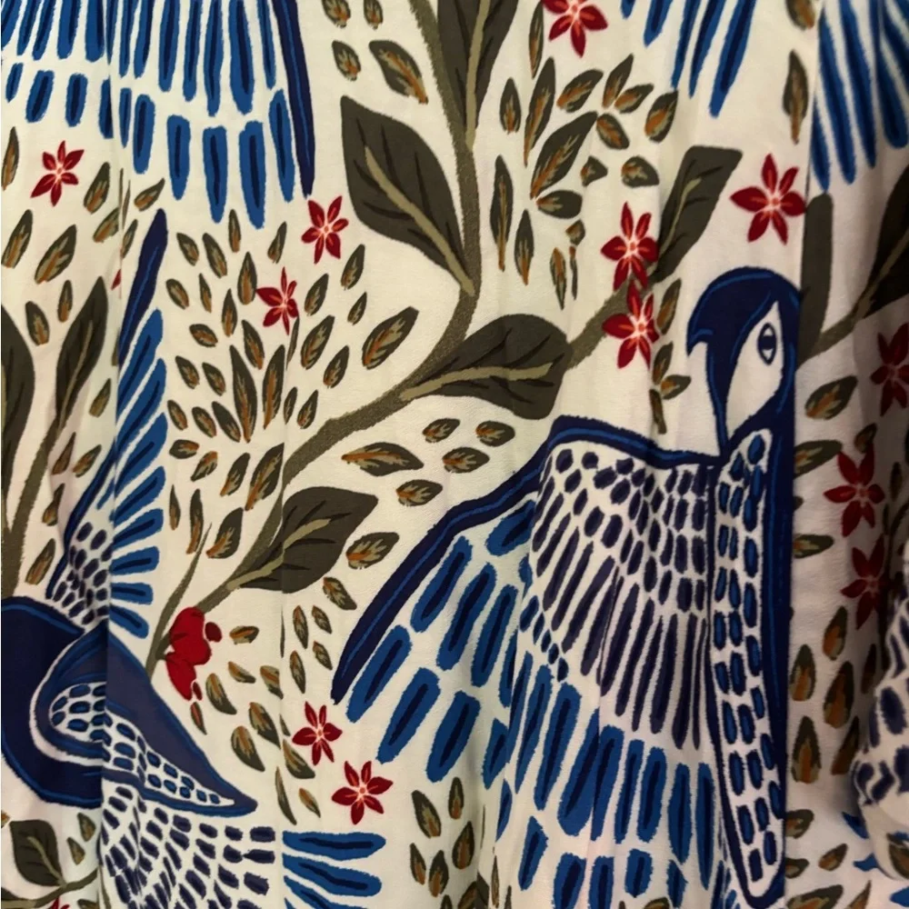 FARM Rio Blue and White Long Sleeve Dress - Picture 5 of 5